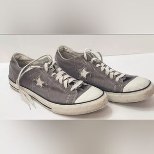 Converse Chuck Taylor One Star Women Size 11 Gray Shoes Sneakers